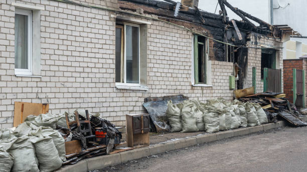 Professional Soot Cleanup technician working in Nottingham, MD